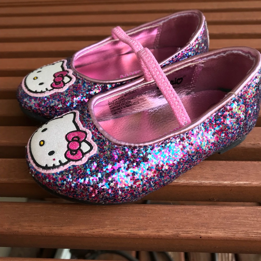 Hello Kitty Glitter Toddler Shoes Size 5